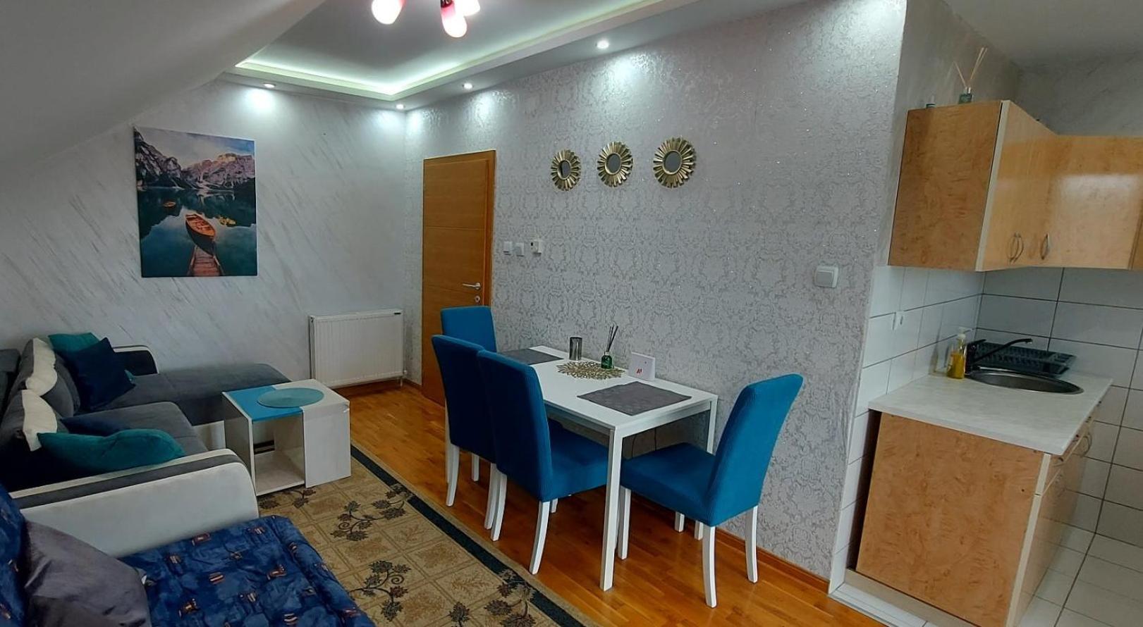 Ema Lux - Zgrada Panorama Apartment Soko Banja Bagian luar foto
